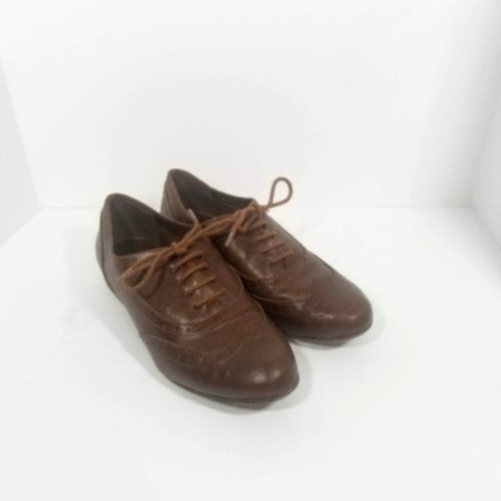 Xappeal Brown Oxford Flats Size 7
